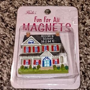 Paulas Hand Made Home Sweet Home Magnet